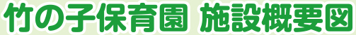 竹の子保育園 施設概要図